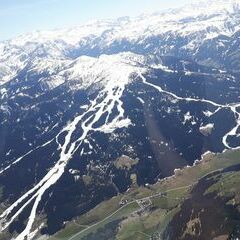 Flugwegposition um 12:19:29: Aufgenommen in der Nähe von Gemeinde Flachau, Österreich in 2765 Meter